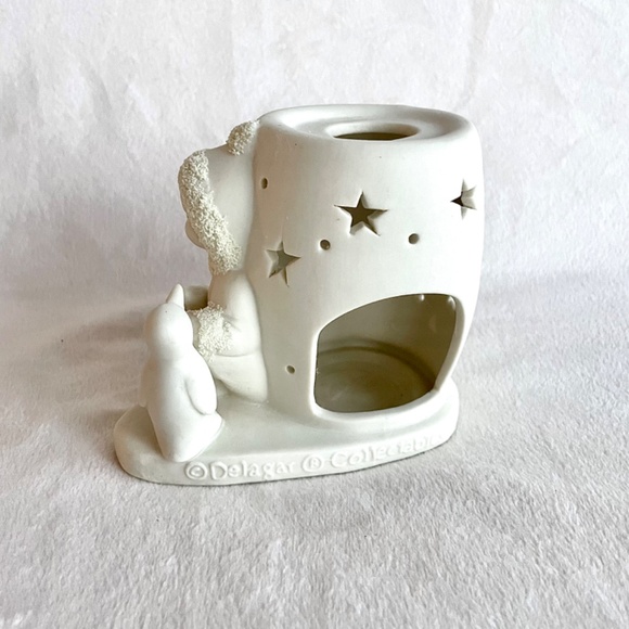 Vintage Delagar Collectibles Votive Tealight Candle Holder Snowbabies - Picture 4 of 16